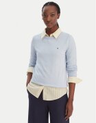 Tommy Hilfiger Pulover WW0WW44984 Albastru celest Regular Fit