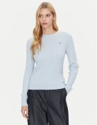 Tommy Hilfiger Pulover WW0WW44993 Albastru celest Regular Fit