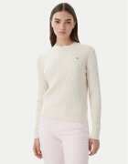 Tommy Hilfiger Pulover WW0WW44993 Écru Regular Fit