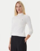Tommy Hilfiger Pulover WW0WW47462 Écru Regular Fit