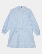 Tommy Hilfiger Rochie tip cămașă Ithaca Stripe Shirt Dress KG0KG07699 Regular Fit