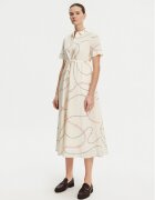 Tommy Hilfiger Rochie tip cămașă Voile WW0WW46009 Regular Fit