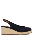 Tommy Hilfiger Sandale Flag Mid Wedge Espad Slingback FW0FW08595
