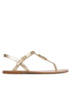 Tommy Hilfiger Sandale Leather Thong Sandal Gold FW0FW09331