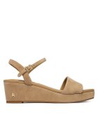 Tommy Hilfiger Sandale Suede Wrapped Mid Wedge FW0FW09235