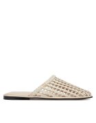 Tommy Hilfiger Şlapi Hilfiger Leather Mix Flat Mule FW0FW09280