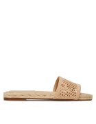 Tommy Hilfiger Şlapi Knit Mesh Espadrille Flat Sandal FW0FW08744 Bej