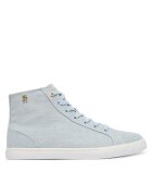 Tommy Hilfiger Sneakers Th Chic Low Profile Mid Cut FW0FW09356 Albastru celest