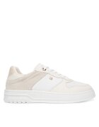 Tommy Hilfiger Sneakers Th Sporty Cupsole Tumbled Ltr FW0FW09024 Écru