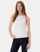 Tommy Hilfiger Top WW0WW45706 Écru Slim Fit