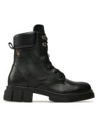 Tommy Hilfiger Trappers Lace-Up Biker Leather FW0FW08167