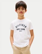 Tommy Hilfiger Tricou Curved Graphic KB0KB09800 Regular Fit