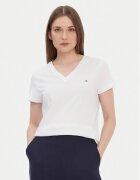 Tommy Hilfiger Tricou Heritage V-Neck Tee WW0WW24969 Regular Fit