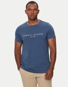 Tommy Hilfiger Tricou Logo MW0MW11797 Albastru Slim Fit