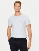Tommy Hilfiger Tricou MW0MW10800 Albastru celest Slim Fit