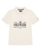 Tommy Hilfiger Tricou polo Icons KB0KB10359 Écru Regular Fit