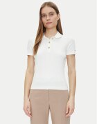 Tommy Hilfiger Tricou polo Slim Gold Button Polo Ss WW0WW45436 Regular Fit