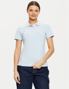Tommy Hilfiger Tricou polo WW0WW43930 Albastru celest Slim Fit