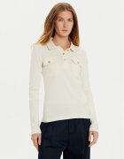 Tommy Hilfiger Tricou polo WW0WW45308 Écru Slim Fit