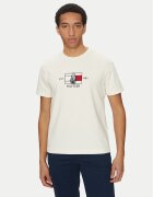 Tommy Hilfiger Tricou Sailing MW0MW38628 Écru Regular Fit