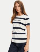 Tommy Hilfiger Tricou Script WW0WW45746 Écru Regular Fit