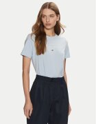 Tommy Hilfiger Tricou WW0WW43895 Albastru celest Regular Fit