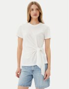 Tommy Hilfiger Tricou WW0WW44559 Écru Regular Fit