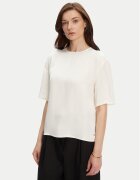 Tommy Hilfiger Tricou WW0WW45900 Écru Relaxed Fit