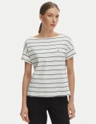 Tommy Hilfiger Tricou WW0WW49723 Écru Loose Fit