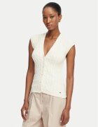 Tommy Hilfiger Vestă elegantă Mid Gg Cable WW0WW50075 Regular Fit