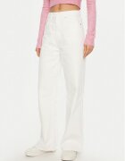 Tommy Jeans Blugi Claire DW0DW20219 Écru Wide Leg
