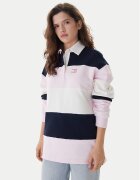 Tommy Jeans Bluză Badge DW0DW21927 Relaxed Fit