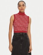 Tommy Jeans Bluză cu gât DW0DW19346 Slim Fit