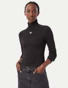 Tommy Jeans Bluză cu gât DW0DW23251 Slim Fit