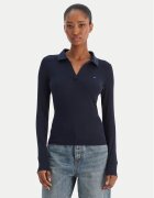 Tommy Jeans Bluză Essential DW0DW21933 Slim Fit