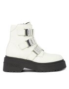 Tommy Jeans Botine Tjw Chunky Boot Hardware EN0EN02443 Écru