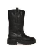 Tommy Jeans Botine Tjw Leather Mid Tubular Boot EN0EN02834