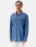 Tommy Jeans cămașă de blugi DW0DW21073 Relaxed Fit