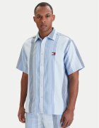 Tommy Jeans Cămașă DM0DM22789 Albastru celest Relaxed Fit