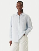 Tommy Jeans Cămașă DW0DW22209 Albastru celest Relaxed Fit