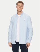 Tommy Jeans Cămașă Oxford DM0DM20667 Albastru celest Regular Fit