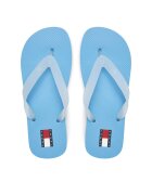 Tommy Jeans Flip flop Tjw Logo Flip Flop EN0EN02447 Albastru celest