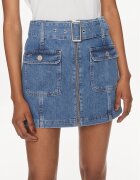 Tommy Jeans Fustă de blugi DW0DW17668 Regular Fit