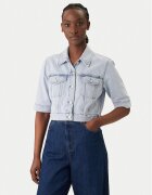 Tommy Jeans Geacă de blugi DW0DW22388 Albastru celest Regular Fit