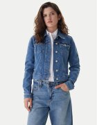 Tommy Jeans Geacă de blugi Vivianne DW0DW22489 Slim Fit