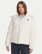 Tommy Jeans Geacă din puf Alaska DW0DW21623 Écru Relaxed Fit