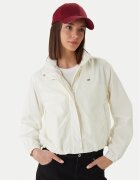 Tommy Jeans Geacă Essential DW0DW20439 Écru Regular Fit