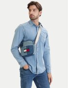 Tommy Jeans Geantă crossover Tjm Denim Patchwork Reporter AM0AM14287