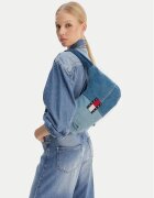 Tommy Jeans Geantă Tjw Denim Patchwork Shoulder Bag AW0AW18471
