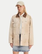 Tommy Jeans Jachetă cămașă Distressed Chore DW0DW22599 Bej Relaxed Fit